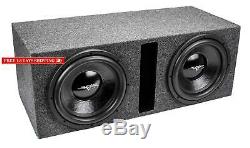 Skar Audio Dual 12 1000W Dual 2 Ohm Loaded Vented Subwoofer Enclosure Ix12D2