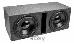 Skar Audio Dual 12 1000W Dual 4 Ohm Loaded Vented Subwoofer Enclosure. New