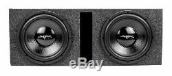Skar Audio Dual 12 1000W Dual 4 Ohm Loaded Vented Subwoofer Enclosure. New
