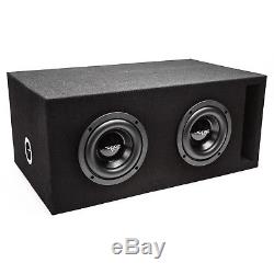 Skar Audio Dual 6.5 Evl D4 800w Ported Loaded Subwoofer Enclosure Black