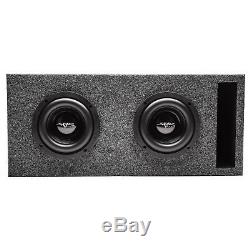 Skar Audio Dual 6.5 Evl D4 800w Ported Loaded Subwoofer Enclosure Charcoal