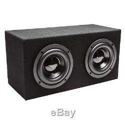 Skar Audio Dual 6.5 Evl D4 800w Sealed Loaded Subwoofer Enclosure Black