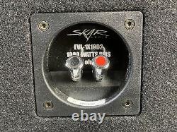 Skar Audio EVL-1X10D2 Single 10 2000W Loaded Sub Box Enclosure New Open Box