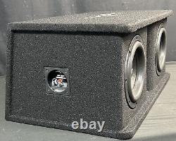Skar Audio SDR-2X8D4 Dual 8 Loaded Ported Subwoofer Enclosure New Open Box