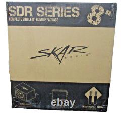 Skar Audio Single 8 700w Sdr Series Bass Package, Loaded Enclosure & Amplifier