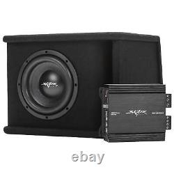 Skar Audio Single 8 700w Sdr Series Bass Package W Loaded Box Amp Wire Kit