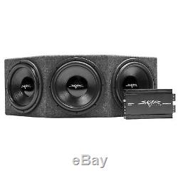 Skar Audio Triple 12 1500 Watt Complete IX Series Loaded Sub Box And Amplifier