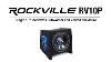 The New Rockville Rv10p 10 250w K5 Car Audio Subwoofer In Vented Sub Enclosure Box 4 Ohm
