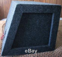 USA made! 2-Rockford Fosgate P112S8 loaded in a sealed subwoofer speaker cab