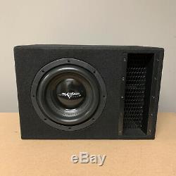 Used Skar Audio Evl-1x10d2 Single 10 2000w Vented Loaded Sub Box Enclosure