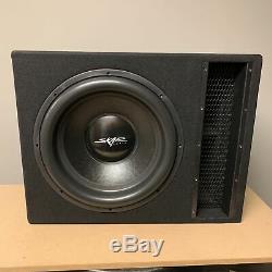 Used Skar Audio Evl-1x18d2 Single 18 2500w Vented Loaded Sub Box Enclosure