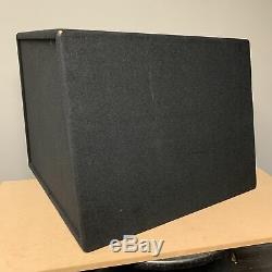 Used Skar Audio Evl-1x18d2 Single 18 2500w Vented Loaded Sub Box Enclosure