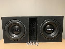 Used Skar Audio Evl-2x12d4 Dual 12 5000w Loaded Ported Subwoofer Enclosure