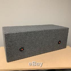 Used Skar Audio Ix10d4-2x10vented Dual 10 Vented D4 Loaded Sub Box Enclosure