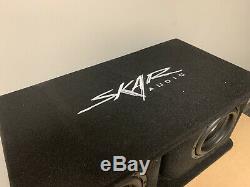 Used Skar Audio Sdr-2x8d4 Dual 8 1,400 Watt Loaded Ported Subwoofer Enclosure